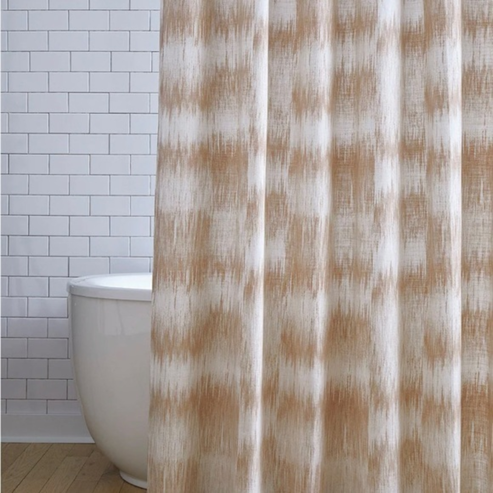 NWT SET Simplicity Collection by Southern Living Ombre shower curtain Rug SYDNEY